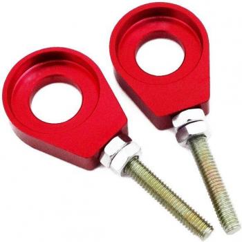 XLSION 15mm Aluminum Pit Bike Axle Chain Tensioner Adjuster Gold