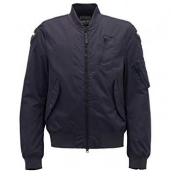 Giacca Moto in Tessuto Blauer Maverick Blu Taglia M