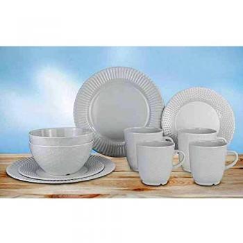 Gimex Royal Edelweiss Antislip Melamin Geschirr-Set 16-tlg