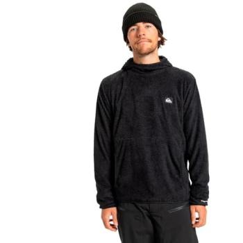 Quiksilver Forro Polar con Capucha Warm Up Negro Pequeño