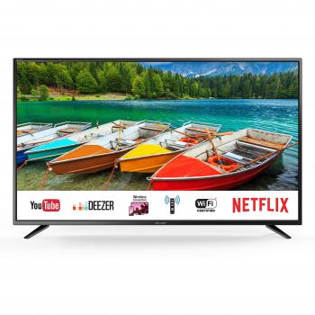 Fernseher mit Sharp LC-49CUG8052 Bildschirmdiagonale und 400 Hz Bewegungsklärung