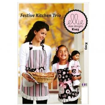 KWIK-SEW K0103 Small/Medium/Large Doll Kitchen Patterns
