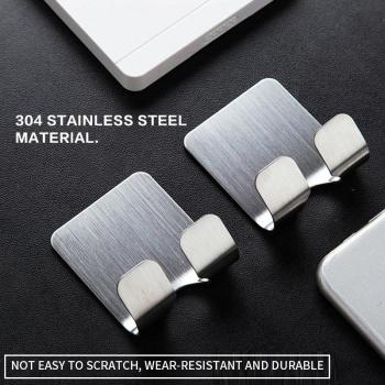 Wall-Mounted Stainless Steel Razor Holder for Men's Bathroom