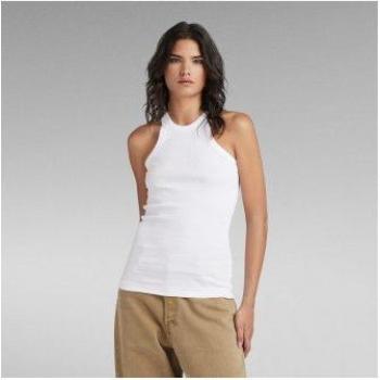 Camiseta G-Star Italian Army blanca sin mangas para mujer