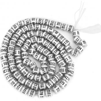 100PCS Simulation Training Bird Bands