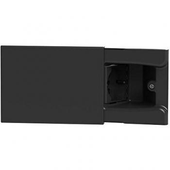 4Box Hide 4B.03.H21: Sistema a Scomparsa 3 Moduli, presa Side Universale, colore Grigio Scuro