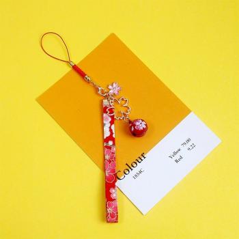 Japanese Cherry Bell Phone Strap for iPhone and Samsung