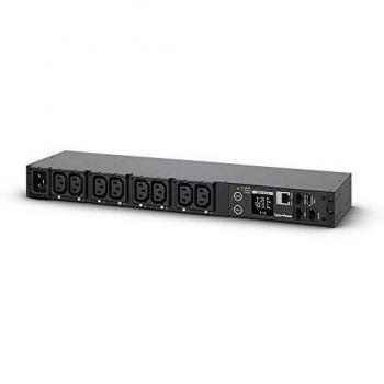 CYBERPOWER Switched MBO PDU81005 230V/20A 1U 8X IEC-320 Ausgänge MBO Power Management Netzwerkport PowerPanel Center Software