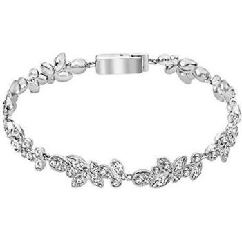 Braccialetto Diapason Swarovski, bianco, finitura rodio