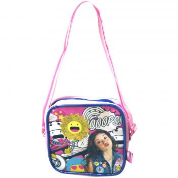 Soy Luna CMM Borsa Quadrato Sequin Deluxe con Tracolla Lunga e Comfortevole