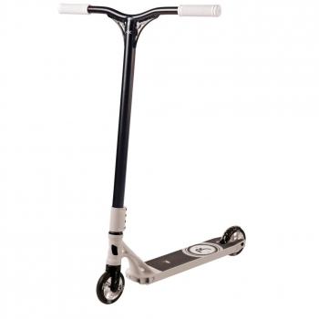 Schwarze und weiße MX Benj Edition Freestyle Stunt Scooter von Micro
