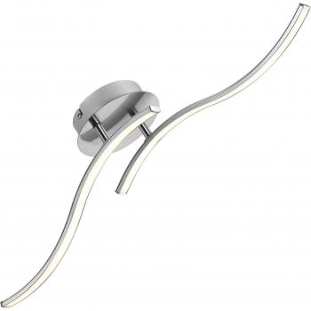 Plafonnier LED Ny Bolge 2 flammes moderne effet vague 15W 800 Lumens 3000k blanc chaud