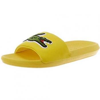 Lacoste Croco Slide 120 2 US CMA, Baskets Hommes, Jaune (YLW/GRN P1g), 40.5 EU