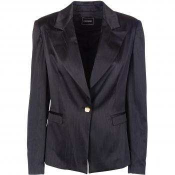 Monopetto Blazer Regular in Tessuto Gessato