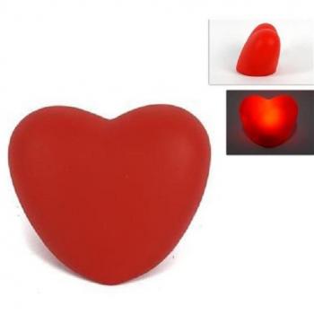 Set 12 Pz Cuori Rosso Decorazione Luce San Valentino 6,5x4.5x4cm