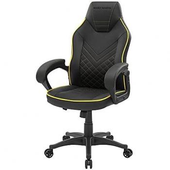 Cadeira de Estudo Gamer Mars Gaming MGCXONE Premium Air-Tech Preta/Amarela