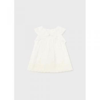 Robe Ecru Blanc brodée pour enfant Mayoral 1907