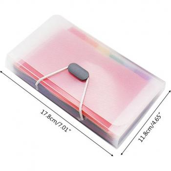 Rainbow A6 Document Organizer Bag