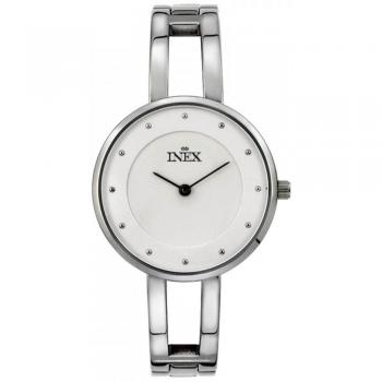 Inex Ladies Silver/White Quartz Timepiece A69499S4P