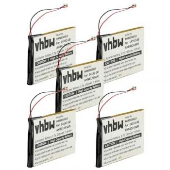 Pack 5 batteries 230 mAh pour écouteurs sans fil Jabra Pro (9400SH, 9450SH, 9470)
