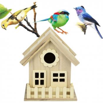 Dekoratives KäFeige Vogelhaus aus Holz