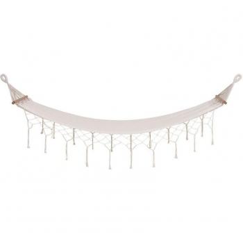 Hamac Edessa Élégance Blanc 80×200 cm (3 cm)