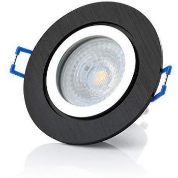 Sweet-led IP44 Einbauspot Aluminium Rahmen GU10 7W Warmweiß