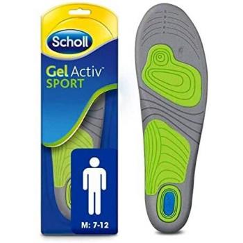 Scholl Insoles Men's Sport Gel Active UK Shoe Size 7-12