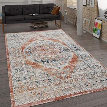 Tapis de salon Paco Home Design Oriental – Bordure rouge, 60x100 cm