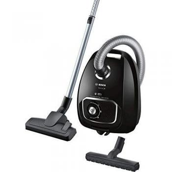 Bosch BGLS4X210 Basic Aspirapolvere a Traino con Sacco da 3 Litri, Nero, 600 W, 79 decibeles