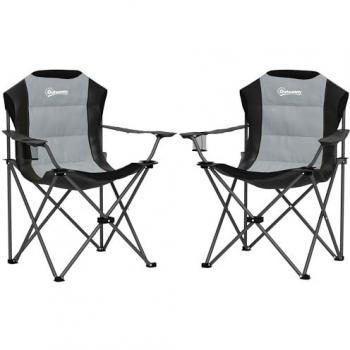 Lot de 2 chaises de camping pliantes