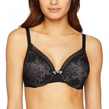 Sujetador Playtex Invisible Elegance Full Cup, Color Negro, 105C