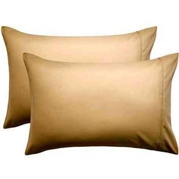 Cuscino Federe Beige 50x70 cm – Set di 2 con chiusura a busta (Bedsure)