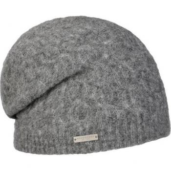 Seeberger Women's Grey Alpaca Beanie – One Size