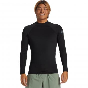 Maglietta a maniche lunghe Quiksilver Everyday Heat nera S