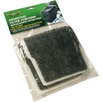 Blagdon MiniPond Carbon & Wool Filter Pad Replacement Foam Set For 4500 6000