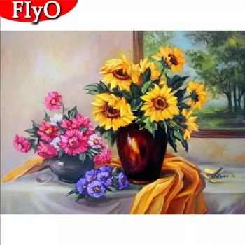 Broderie de Fleurs 5D – Peinture Diamant Tournesol DIY
