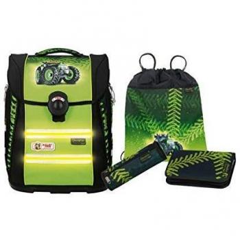 McNeill ERGO Primero McLight Schulranzen, 4‑teilige Packung