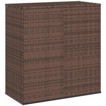 Armoire de stockage de coussins de jardin – 100 × 49 × 103,5 cm (Marron)