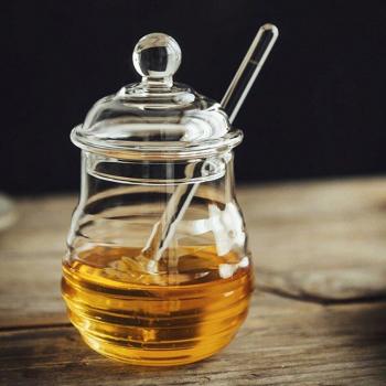 High Borosilicate Honey Jar with Lid 250ML