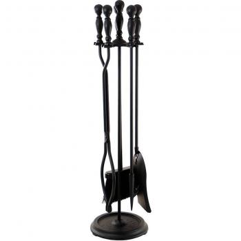 Tall Black Acton Fireplace Tools