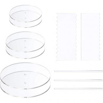Grattoirs à peigne pour gâteaux avec motifs variés