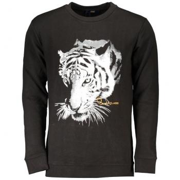 Cavalli Class Tiger Logo Sweatshirt Schwarz S