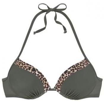 LASCANA Push-Up-Bikini-Top Adelin, mit stilvollen Mustern