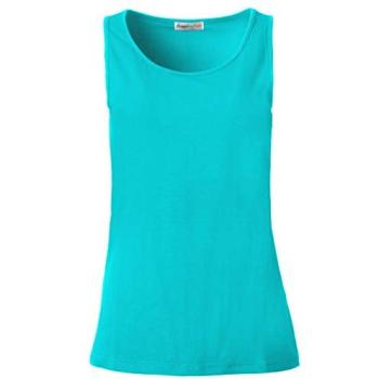 Tectake Her Turquoise Graphic Top – Size S
