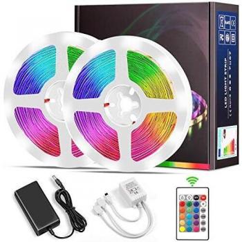 Kit de bande LED 10 m avec télécommande IR