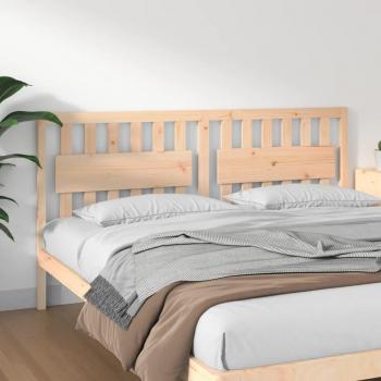 Pine Wood Bed Headboard 185.5x4x100 cm