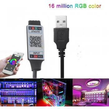 LED Strip Light Bluetooth Controller for 5050 3528 with Remote