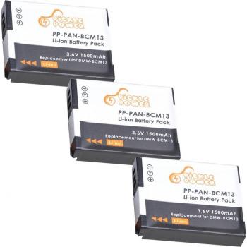 Panasonic Lumix DMW-BCM13 Battery + LCD USB Charger Set