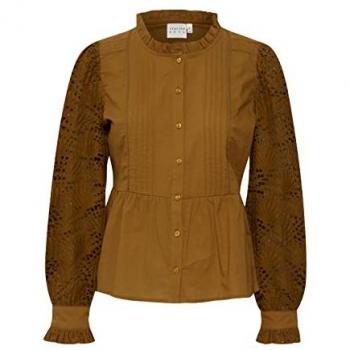 Damenbluse Atelier Rêve Irluie – Braun, 40, Artikelnummer 20117576